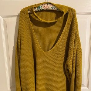 Forever 21+ Choker Sweater